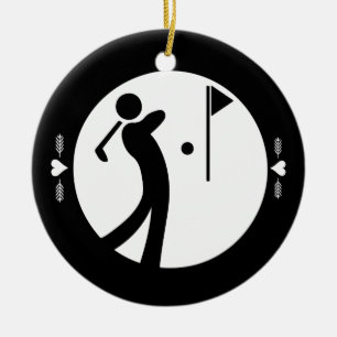 Eat Ssov Golf Julgransprydnad Keramik