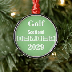Eat Ssov Golf Julgransprydnad Metall