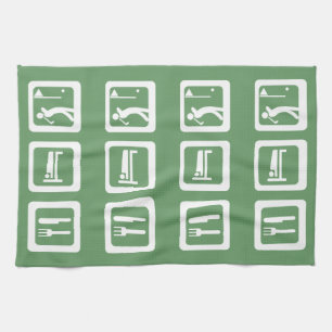 Eat Ssov Golf Kökshandduk