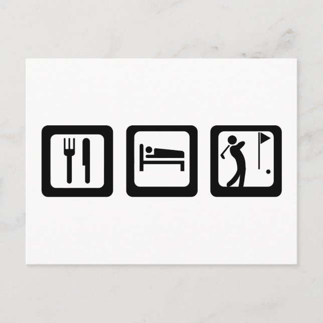 Eat Ssov Golf Vykort (Framsida)