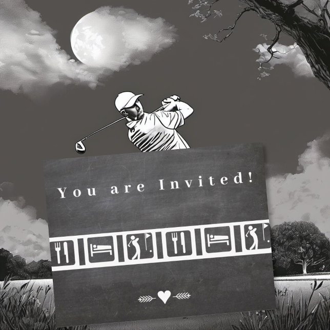 Eat Ssov Golf Vykort (Skapare uppladdad)