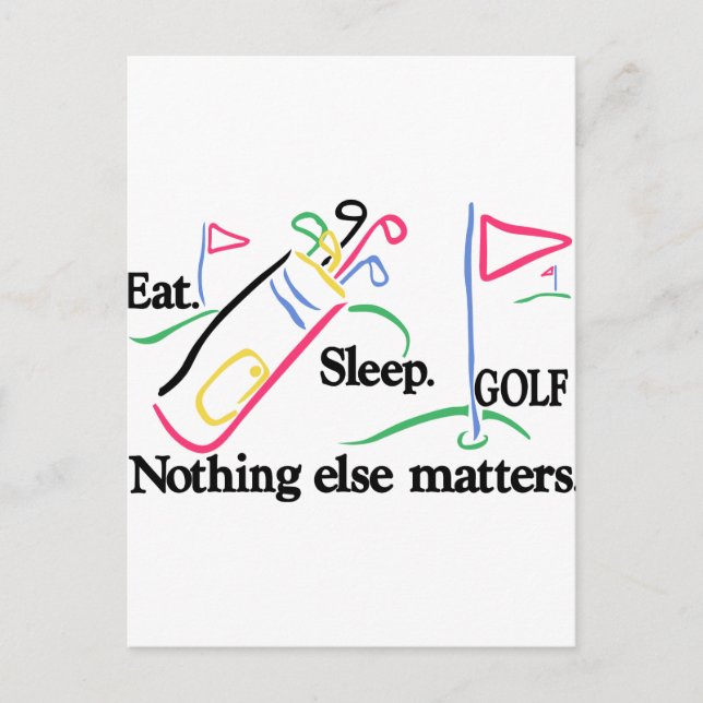 Eat Ssov Golf Vykort (Framsida)