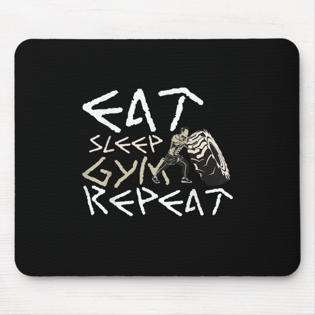 Eat Ssov Gym Repeat Funny Quote Musmatta (Framsidan)