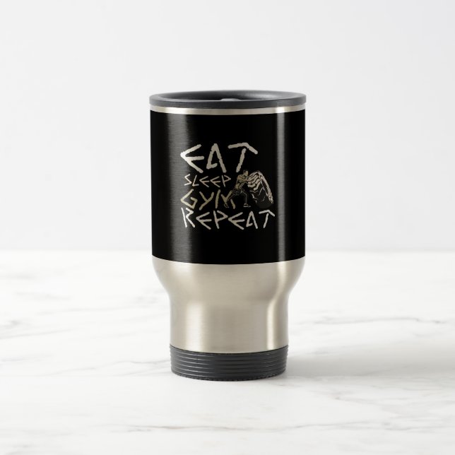 Eat Ssov Gym Repeat Funny Quote Resemugg (Center)