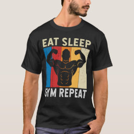 Eat Ssov Gym Repeat Humor Gym Fitness Workout T Shirt