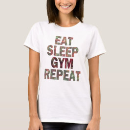 Eat Ssov Gym Repeat T Shirt