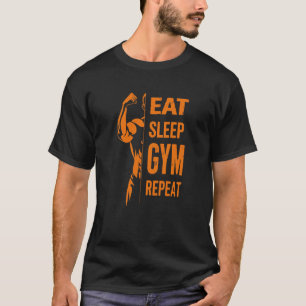 Eat Ssov Gym Repeat Workout T-Shirt