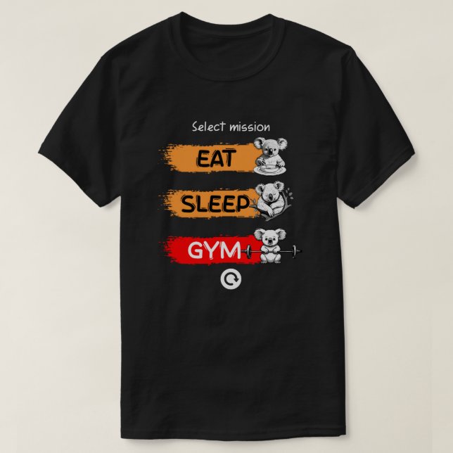 Eat Ssov Gym T Shirt (Design framsida)