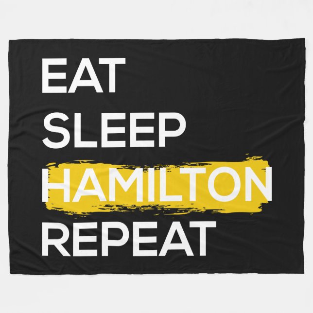 Eat Ssov Hamilton Repeat II Fleecefilt (Framsidan (Horisontell))