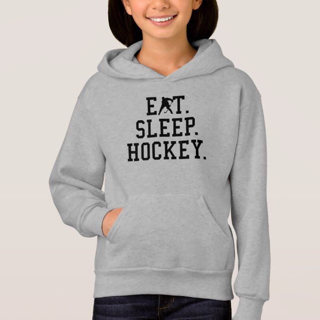 Eat Ssov Hockey - Hockey Älskare T Shirt (Framsida)