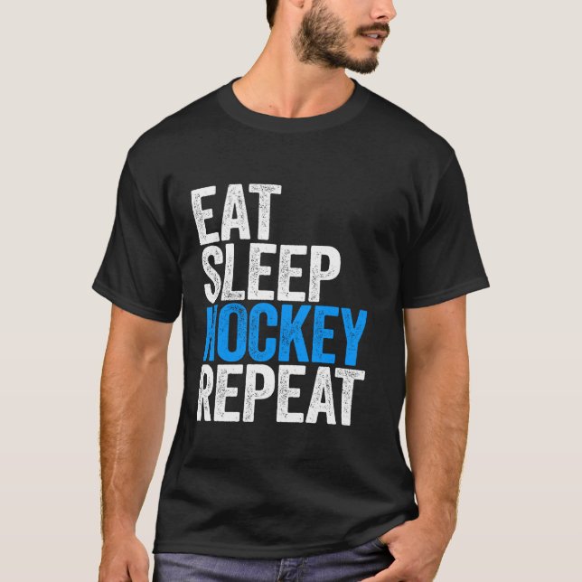 Eat Ssov Hockey Repea T Shirt (Framsida)