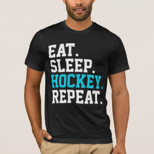 Eat Ssov Hockey Repeat -Hockey Älskare T Shirt