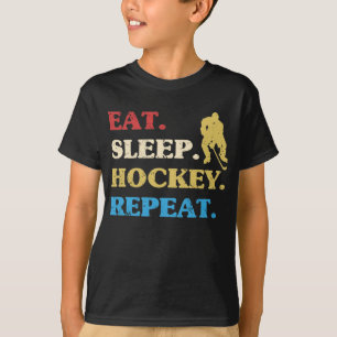 Eat Ssov Hockey Repeat Ice Hockey Hobby T Shirt