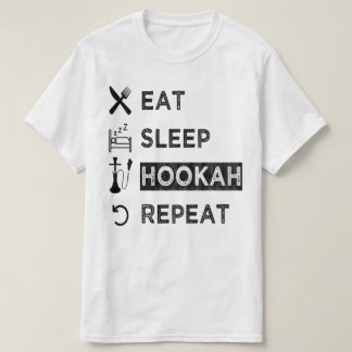 Eat Ssov Hookah Repeat , Funny Hookah Älskare T Shirt