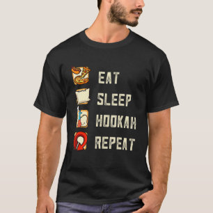 Eat Ssov Hookah Repeat Long Pipe Tube Hookah T Shirt