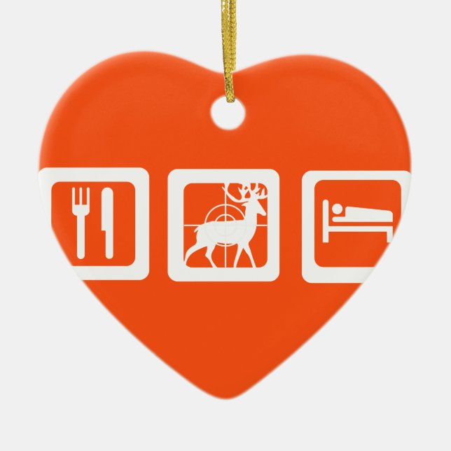 Eat Ssov Hunt Julgransprydnad Keramik (Framsidan)