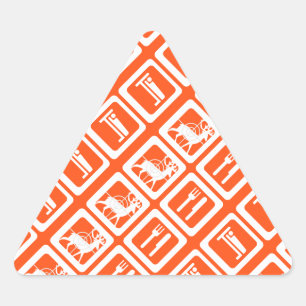 Eat Ssov Hunt Triangelformat Klistermärke