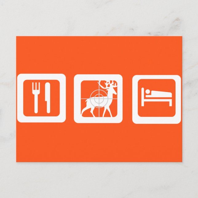 Eat Ssov Hunt Vykort (Framsida)