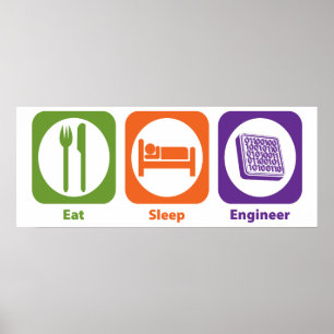 Eat Ssov Ingenjör Poster