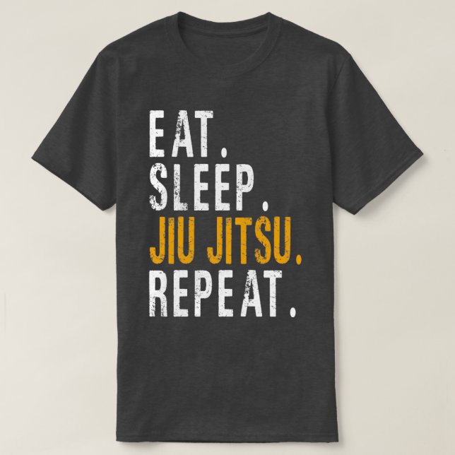 Eat Ssov jiu jitsu Repeat EssentialCopy T Shirt (Design framsida)