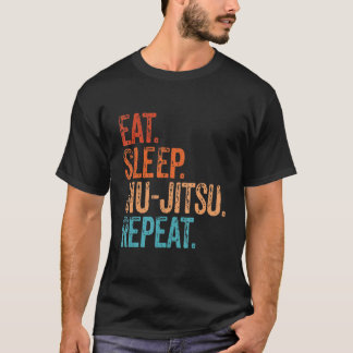 Eat Ssov Jiu Jitsu Repeat Funny Vintage Martial A T Shirt