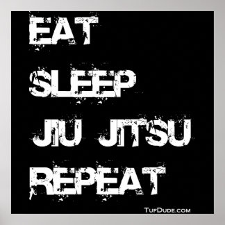 Eat Ssov Jiu Jitsu Repeat Poster