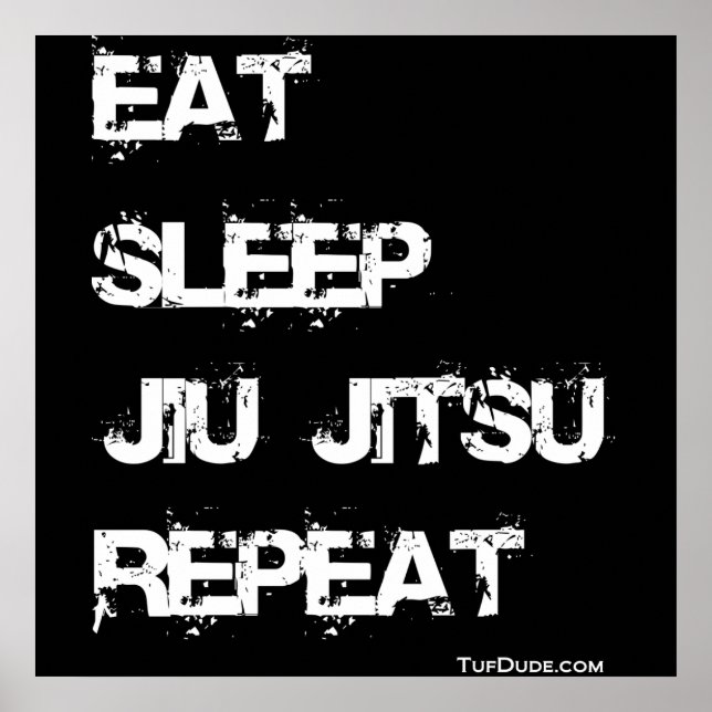 Eat Ssov Jiu Jitsu Repeat Poster (Framsidan)