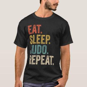 Eat Ssov Judo Repeat Funny Judo T Shirt