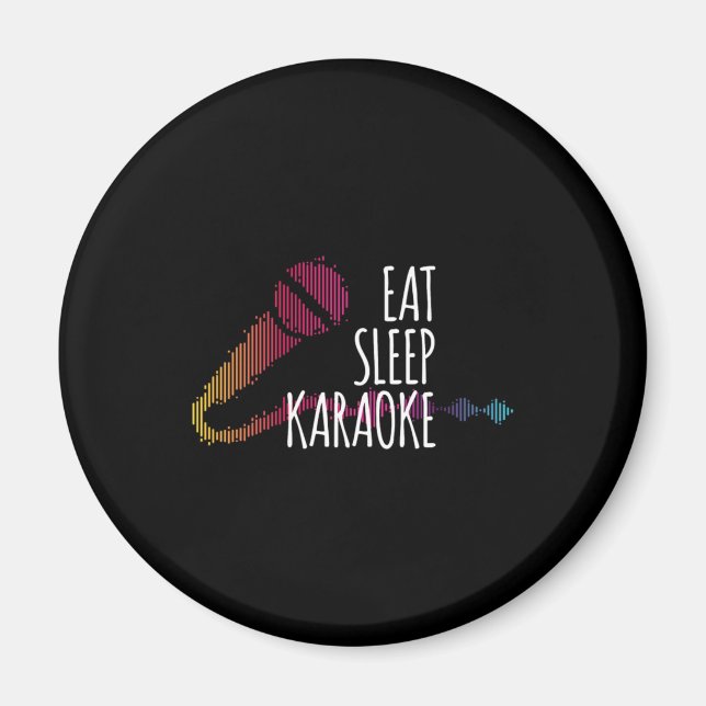 Eat Ssov Karaoke Microphone Music Singing Gift Magnet (Framsidan)