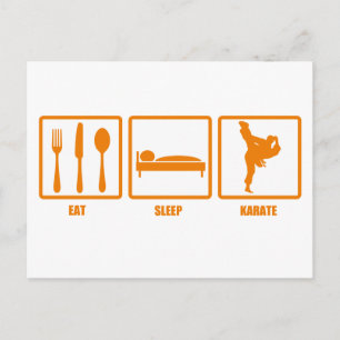 Eat Ssov Karate Vykort
