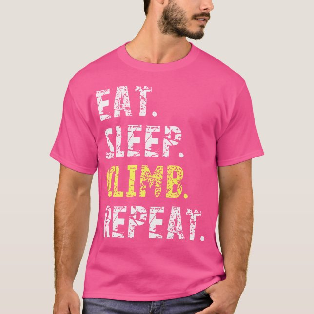 Eat Ssov klättring i Repea Sten T Shirt (Framsida)