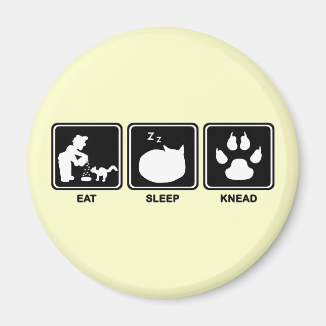 Eat Ssov Knead Magnet (Framsidan)