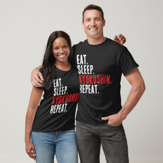 Eat Ssov Kyokushin Upprepa Karate Kung fu träning T Shirt