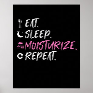 Eat Ssov Moisturize Skin Älskare Esthetic Poster