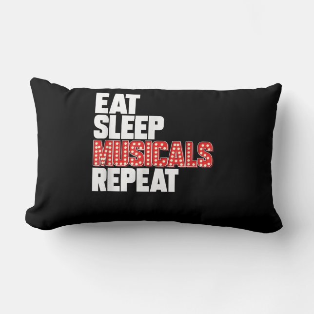 Eat Ssov Musicals Repeterar Broadway Actress Lumbarkudde (Framsida)