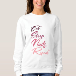 Eat Ssov Nagel Repeat, Women nagel, nagellärare T Shirt