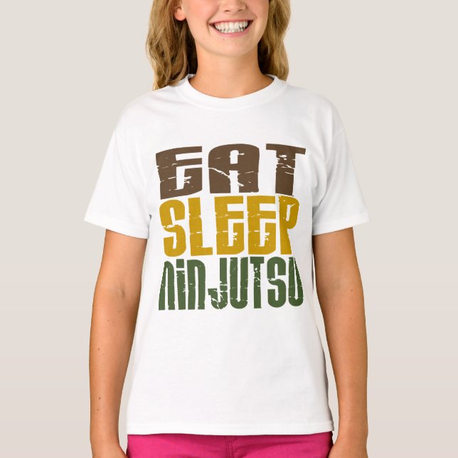 Eat Ssov Ninjutsu 1 Tee Shirt (Framsida)