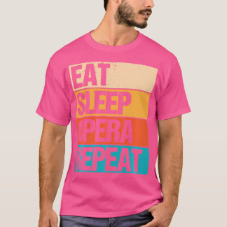 Eat Ssov Opera Repeat Singer Älskare Retro Vintage T Shirt