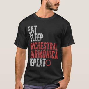 Eat Ssov Orchestral harmonica Repeat T Shirt