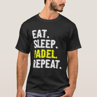 Eat Ssov Padel Repeat Funny Padel Tennis Gift T Shirt