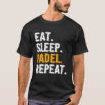 Eat Ssov Padel Repeat Funny Padel Tennis Gift T Shirt<br><div class="desc">äta sömnpadel upprepa lustiga padel tennis-presentationer</div>