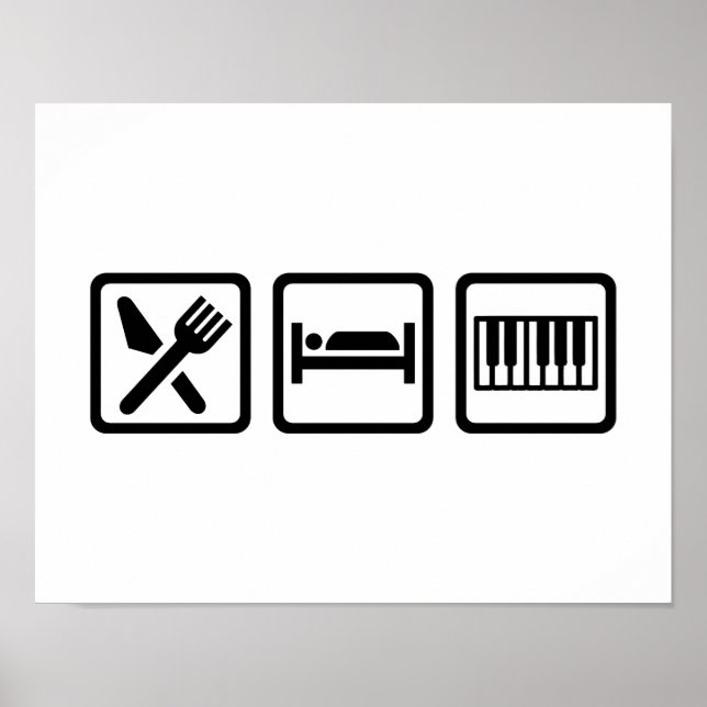 Eat Ssov Piano Poster (Framsidan)