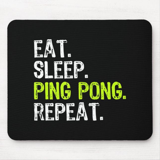 Eat Ssov Ping Pong Bord Tennis Player PingPong F Musmatta (Framsidan)