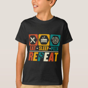 Eat Ssov Pizza Repeat - Lo - Lo - Lo - Lo - Lä T Shirt