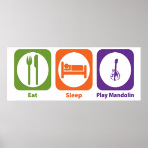 Eat Ssov Play Mandolin Poster