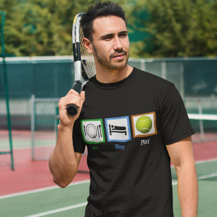 Eat Ssov Play Tennis T Shirt