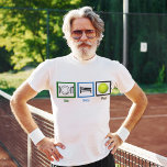 Eat Ssov Play Tennis T-shirt<br><div class="desc">Tennis är min besatthet och mitt liv.</div>