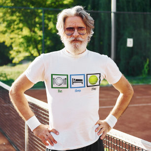 Eat Ssov Play Tennis T-shirt