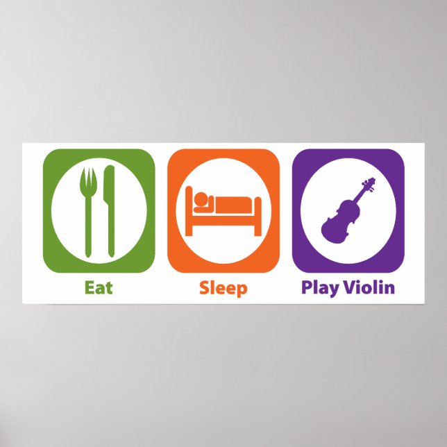 Eat Ssov Play Violin Poster (Framsidan)