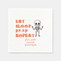 Eat Ssov Poop Repea Cute oktober Nyfödd Skeleton